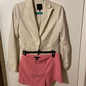 Salmon Shorts forever 21 & blazer beige